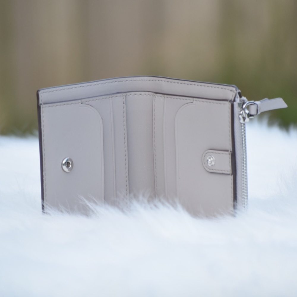 Kate Spade small zip bifold wallet Grey - Picture 4 of 4